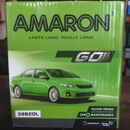 Aki Car HONDA NEW FREED NS40ZL 38B20L / 36B20L 12V 35AH AMARON GO (Code A 009)