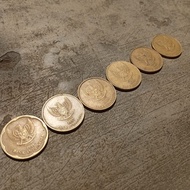 Uang Koin 500 Rupiah Kuning Emas (isi 20 koin)