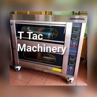 ORIMAS GAS OVEN 2 DECK 4 TRAYS GR-4M INDUSTRIAL STAINLESS STEEL GAS OVEN