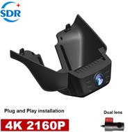 4K HD 2160P Plug And Play Car DVR Wifi Dashcam for Honda CR-V CRV CR V Hybrid 6th Gen 2023 2024 With