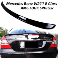 Mercedes Benz W211 E Class AMG Spoiler E240 E280 E320 E350 E63 2003-2008 (Material : ABS) colour : p