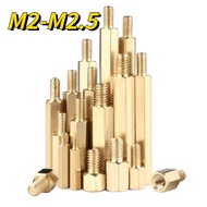 [XNY] Single Head Hexagon Copper Column Chassis Bolt Screw M2/M2.5 Computer Motherboard Hexagonal Is