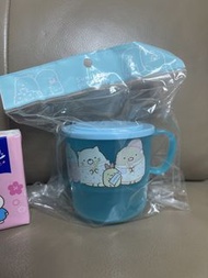 角落生物 Sumikko Gurashi 藍色有蓋膠杯