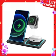 3 in 1 Wireless Charger 20W Wireless Charger Station สำหรับ Airpods Pro Apple Watch iPhone 15 Pro max 14 13 12 Samsung Huawei Xiaomi