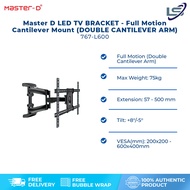 Master D 40"-75" LED TV BRACKET - Full Motion Cantilever Mount (DOUBLE CANTILEVER ARM) 767-L600 | il