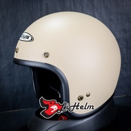 ZEUS HELMET ZS385 SOLID | MATTE MIKTEA | RETRO CLASSIC | ZS-385C