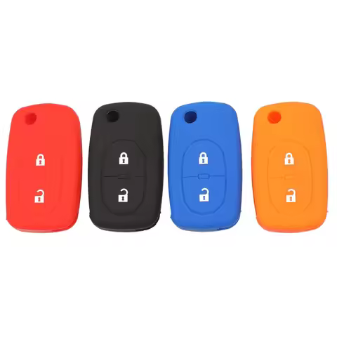 jingyuqin 2B Silicone Remote Car Key Shell Cover Case For Audi TT A2 A4 A6 A8 Quattro Styling Foldin