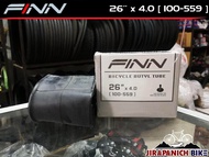 ยางในจักรยานล้อโต 26 นิ้ว FINN 26 x 4.0 นิ้ว (จุ๊บใหญ่ AV)