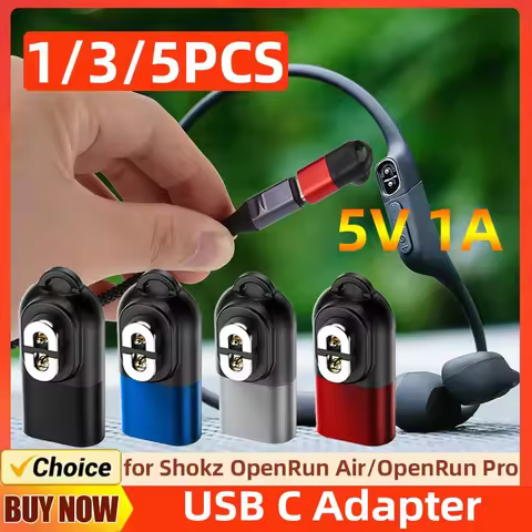 1/3/5PCS Magnetic Type C Adapter Type C Charger Cable for Aftershokz Converter for Aftershokz Shokz 