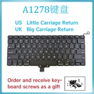 Replace the keyboard of your Macbook Pro A1278 13" A1278 Apple laptop with a US/UK keyboard