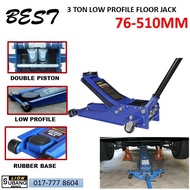 BEST 3Ton Low Profile Double Pump Floor Jack | 3 Months Warranty