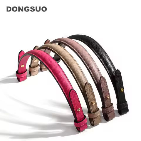Togo cowhide leather bag handle for totes handbag genuine leather crossbody bag strap handbag replac