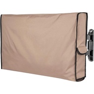 Windproof Outdoor TV Cover Light Khaki for 28-32 Inch Outdoor Flat Screen TV Dust Cover.