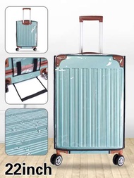 18-30吋行李套全透明pvc行李箱防塵罩防水行李箱套旅行箱套行李保護套返校商務戶外度假度假男女學生旅行配件