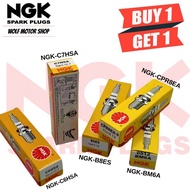 BUY 1 FREE 1 NGK SPARK PLUG C6HSA C7HSA CPR6EA-9 MR9C-9N CPR8EA 9 CR7HSA B8ES BM6A MESIN RUMPU EX5
