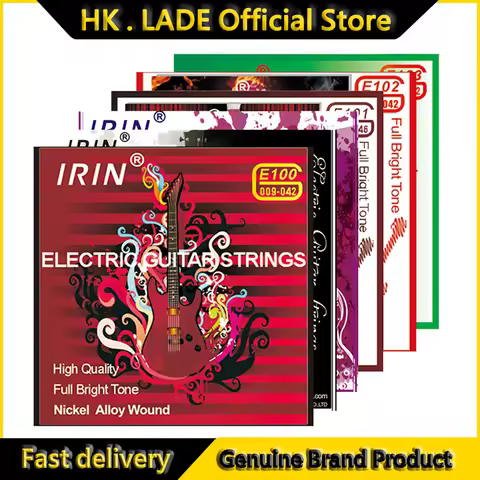 IRIN Electric Guitar Strings Play Real Heavy Metal Rock E100 E101 E102 E103 E104 E105 Nickel Wound S