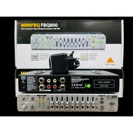 Behringer Minifbq Fbq800 Equalizer 9.5" With LED Meters FBQ 800/