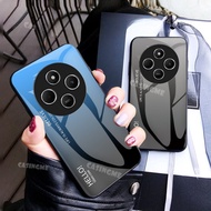 POCO C75 2024 Tempered Glass Phone Case For POCO C75 PocoC75 C 75 75C 4G 5G 2024 Casing Gradient Pho