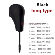 Suitable for BMW E36E46E39E53E60E61E61 Car Shift Knob Carbon Fiber Werewolf Leather