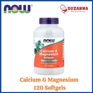 NOW Calcium & Magnesium 120 Softgels - Health Supplement