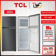 TCL 165L Two-Door Top Mounted Refrigerator Mini Fridge TRTM-W1650S1