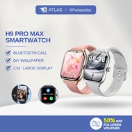 ATLAS H9 MaxSmart Watch Dial to Answer Calls Calorie Tracking heart rate monitoring H9 Pro Max