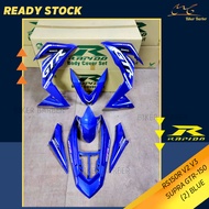 [READY STOCK] COVERSET/BODYSET HONDA RS150/RS150R V2 SUPRA GTR-150 (2) BLUE