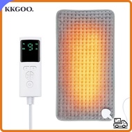 KKGOO Electric Blanket, EU US UK Plug 58*29CM Electric Heated Blanket, Digital Control Grey Soft Plu