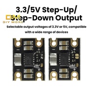 DIYMORE tps63802 Mini Lithium Battery Buck-Boost Module DC 1.8-5.5V Input 2A/1A 3.3/5V Buck-Boost Ou