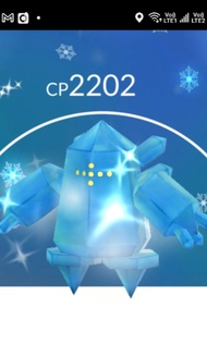 Pokemon GO 閃 雷吉艾斯 shiny Regice