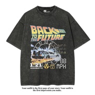 VEGA88 *back to the future mph* Oversized T-shirt | Oversized t-shirt | Washed T-shirt | Washing was