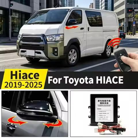 Auto Folding Mirror and Auto Folding Side Mirrors for Toyota Hiace 300 H300 2019-2025 Hiace Side Mir