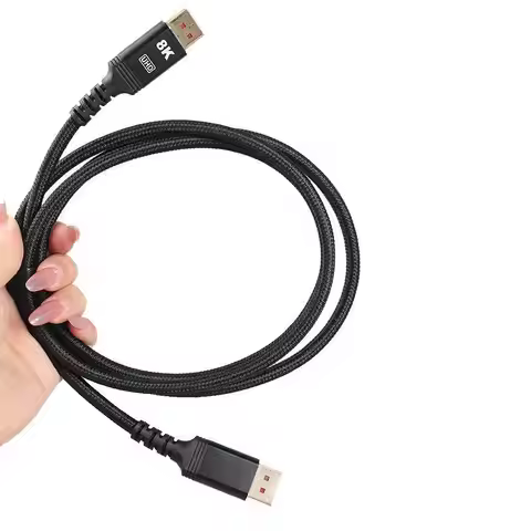 Big DP cable 8k male to male 1.4 version 60Hz data cable, computer graphics card, computer monitor c