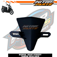 Tameng Depan Honda Beat Street 2016 2017 2018 2019 Hitam Doff / Tameng Dasi Panel Dada Depan Honda B