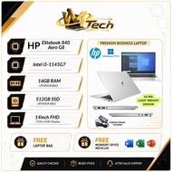 HP Elitebook 840 Aero G8 Intel i5-11th GEN Laptops || 14" FHD screen || Ultra Light Weight Design