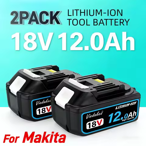 Original 12Ah for Makita 18V Battery BL1860B BL1840 BL1830B BL1850B BL1850 BL1860 BL1815 Replacement