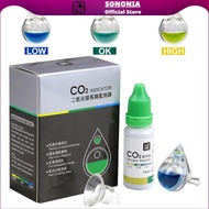 [SONONIA] CO2 Drop Checker Glass Aquarium Monitor CO2 Indicator for Planted Aquarium