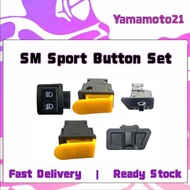 Benelli SM Sport 110R 110 R Full Button Set Butang Handle Switch HI LO Signal On Off Starter Horn SM