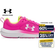 Under Armour Girls' Grade School UA Assert 10 Running Shoes - PINK (652)