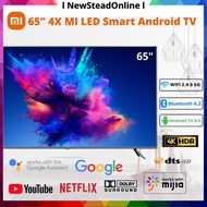 XiaoMi Smart TV 65 Inch HDR 4X LED TV - Television Wifi Google Netflix Youtube Chrome Cast-English Version l android TV