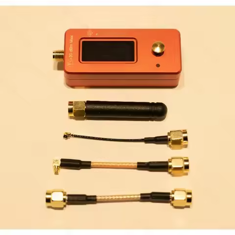 Portable Wide Frequency RF Power Tester Kit, DC-6GHz Signal Analyzer with 10W 15dB SMA RF Attenuator