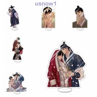 AHOUR1 Korean Manga Anime Acrylic Stands, Korean Anime Painter of The Night Acrylic Stands, Two-sided Cartoon Painter of The Night Game Painter of The Night Character Model Gift