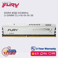 Kingston โกรธ8Gb 4Gb 2133Mhz Ddr4 Hyperx ขาวเดสก์ท็อปหน่วยความจำ Ram 17000u Pc4 1.2V Pc Dimm