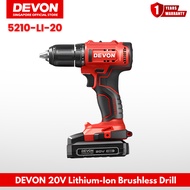 DEVON 20V Lithium-Ion Brushless Drill 5210-Li-20