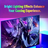 RGB IC Screen Sync LED Strip, 24-34 Inch Monitor Backlight, Real-Time Color Matching. Music & Flow E