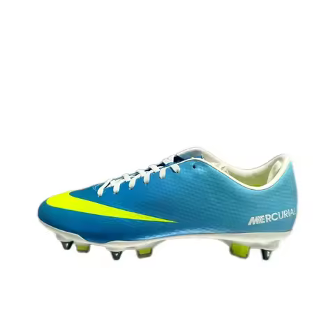 Nike Mercurial Vapor 9 Abrasion Resistant Soccer Shoes Men's Sky Blue 555607-474
