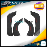 Mazda CX30 CX-30 DM (2019 - 2025) Door Panel Protector Sticker Carbon Fit Mazda CX30 CX-30 DM Vacc A