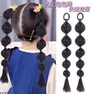 Wig Children's Bubble Braids Lantern Braids Girls Tie Hair Cute Ponytail Braids Twist Braids Wig Bra