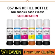 Compatible Epson 057 SUBLIMATION / PIGMENT Refill Ink Bottle for Printer L8050 L18050 Epson 057 SUBL