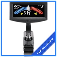 KORG PitchCrow-G Clip Tuner for Guitar/Bass - Compact, High Precision ±0.1 Cent, Color Display, 24-H